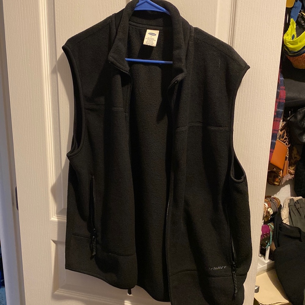 Old Navy Large Sleeveless ZipUp Fleece